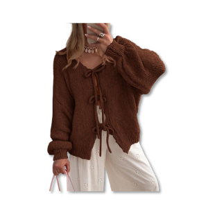 Tie-Front Cardigan